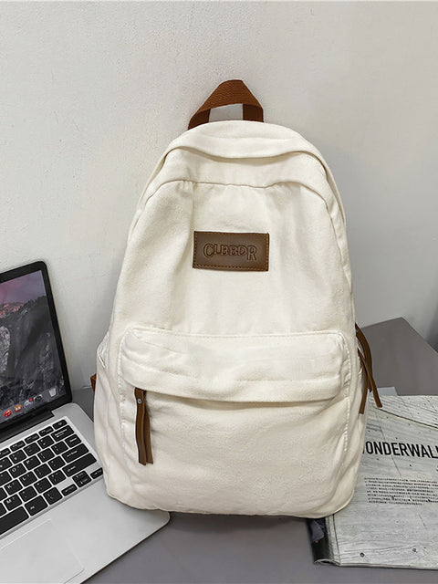 Casual Large Capacity Canvas Backpack