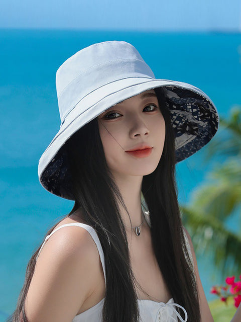 Women Casual Sunproof Dual-side Wearing Hat