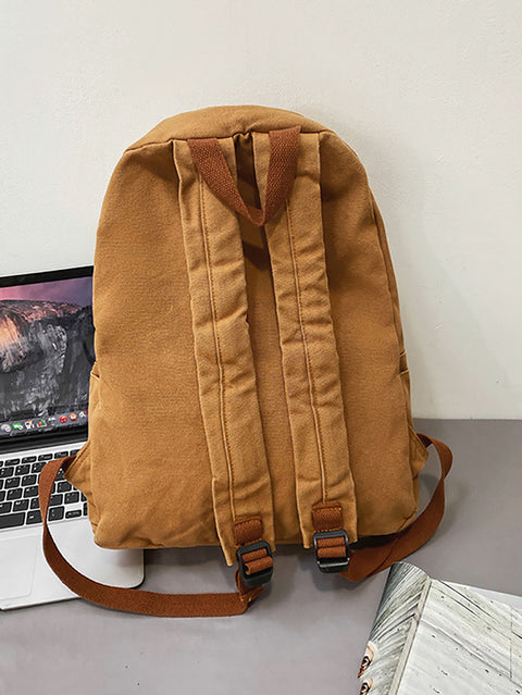 Casual Large Capacity Canvas Backpack